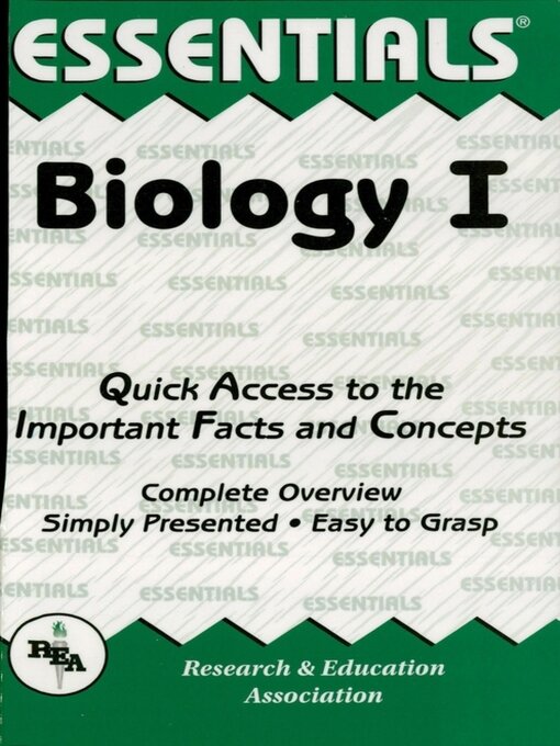 Title details for Biology I Essentials by The Editors of REA - Available